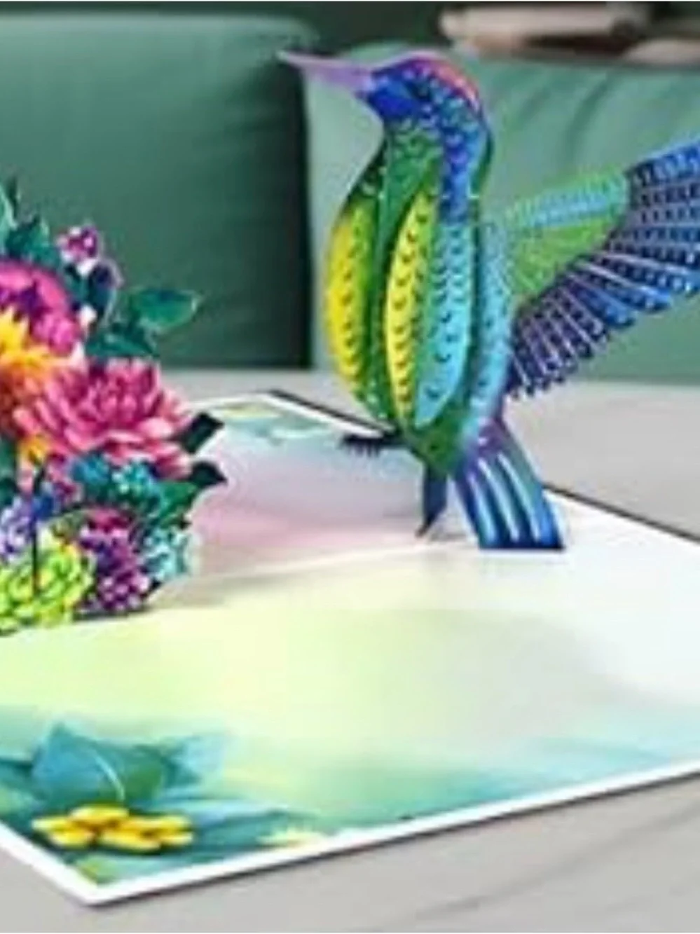 CNLTIHEKA 3D hummingbird card